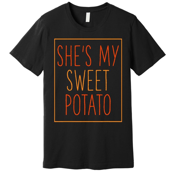 SheS My Sweet Potato Thanksgiving Matching Premium T-Shirt