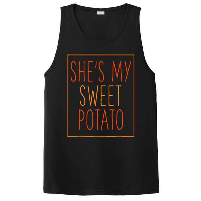 SheS My Sweet Potato Thanksgiving Matching PosiCharge Competitor Tank