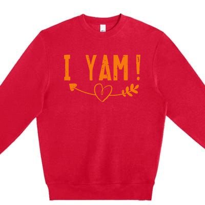 Shes My Sweet Potato I Yam Set Premium Crewneck Sweatshirt