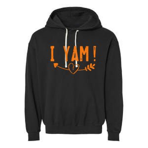 SheS My Sweet Potato I Yam Set Garment-Dyed Fleece Hoodie