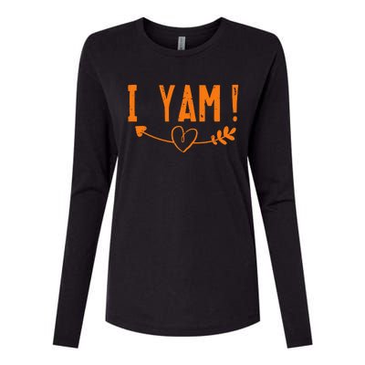 SheS My Sweet Potato I Yam Set Womens Cotton Relaxed Long Sleeve T-Shirt