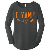 SheS My Sweet Potato I Yam Set Women's Perfect Tri Tunic Long Sleeve Shirt