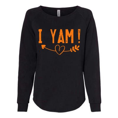 SheS My Sweet Potato I Yam Set Womens California Wash Sweatshirt