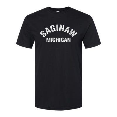 Saginaw Michigan Softstyle CVC T-Shirt