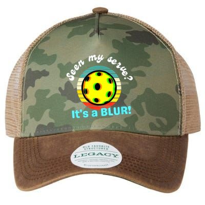 Seen My Serve It's A Blur Pickleball Legacy Tie Dye Trucker Hat