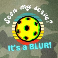 Seen My Serve It's A Blur Pickleball Legacy Tie Dye Trucker Hat