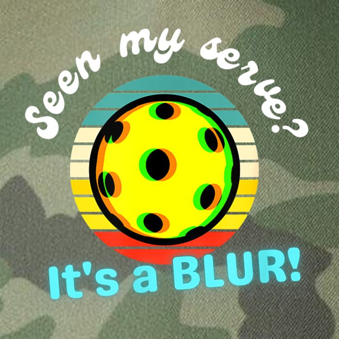 Seen My Serve It's A Blur Pickleball Legacy Tie Dye Trucker Hat