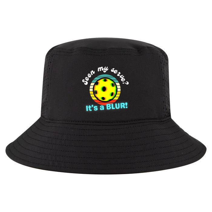 Seen My Serve It's A Blur Pickleball Cool Comfort Performance Bucket Hat
