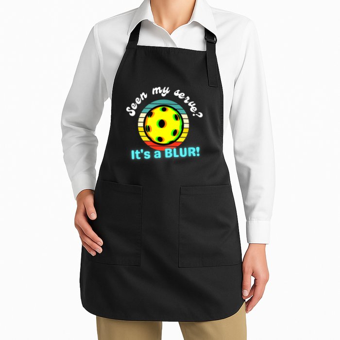 Seen My Serve It's A Blur Pickleball Apron