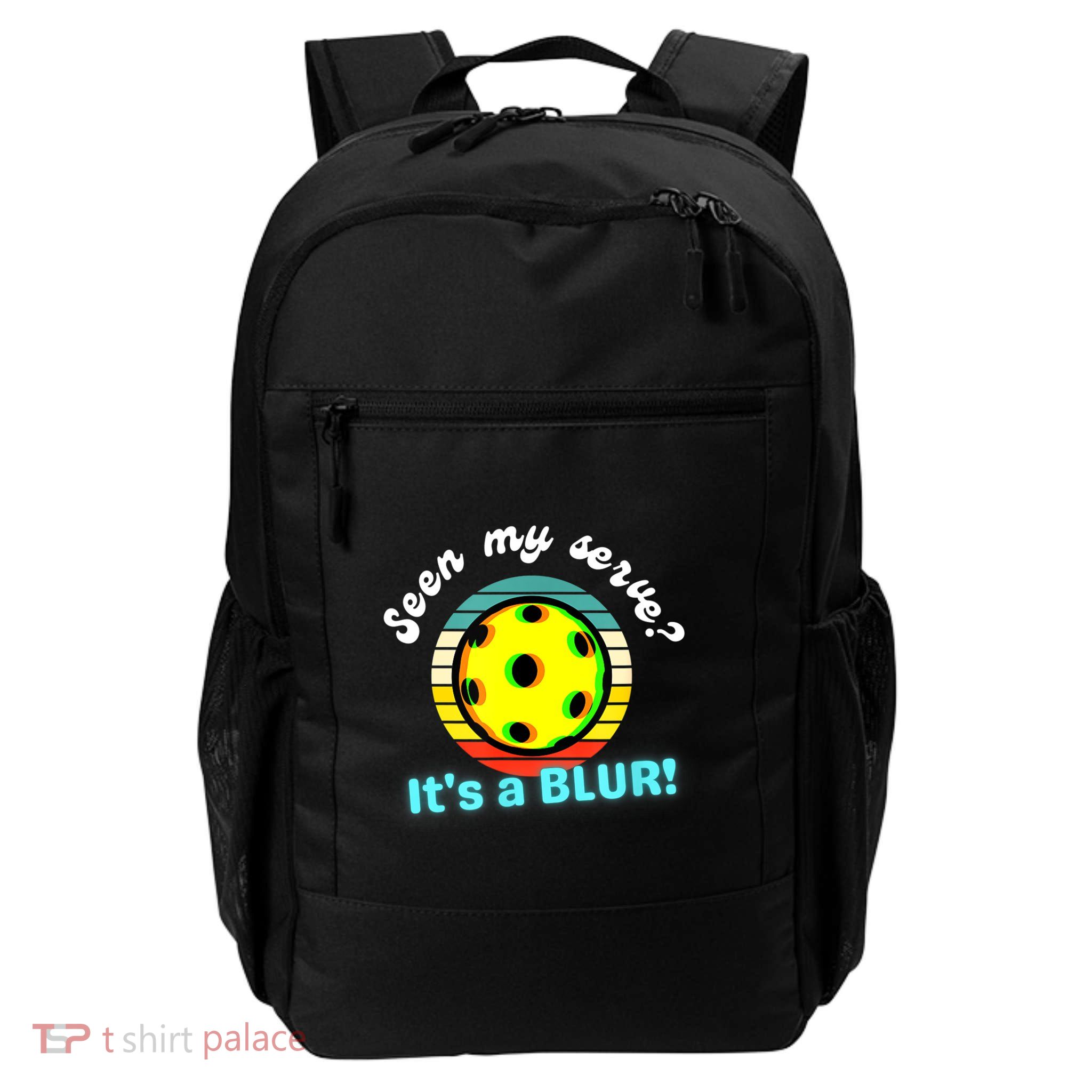 Seen My Serve It's A Blur Pickleball Backpack