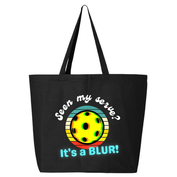 Seen My Serve It's A Blur Pickleball 25L Jumbo Tote