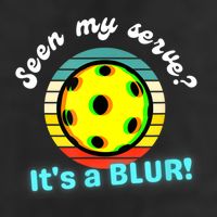 Seen My Serve It's A Blur Pickleball 25L Jumbo Tote