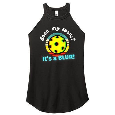 Seen My Serve It's A Blur Pickleball Women's Perfect Tri Rocker Tank