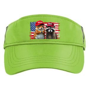 Social Media Star Peanut The Squirrel & Fred The Raccoon Adult Drive Performance Visor