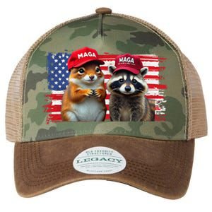 Social Media Star Peanut The Squirrel & Fred The Raccoon Legacy Tie Dye Trucker Hat