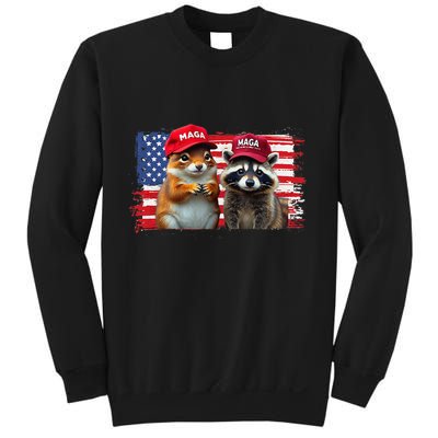 Social Media Star Peanut The Squirrel & Fred The Raccoon Sweatshirt