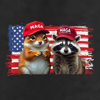 Social Media Star Peanut The Squirrel & Fred The Raccoon Adult Drive Performance Visor