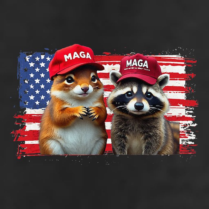Social Media Star Peanut The Squirrel & Fred The Raccoon Adult Drive Performance Visor