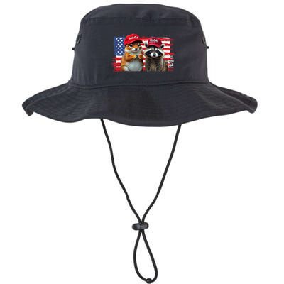 Social Media Star Peanut The Squirrel & Fred The Raccoon Bucket Hat