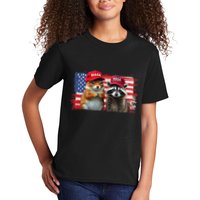 Social Media Star Peanut The Squirrel & Fred The Raccoon Kids T-Shirt