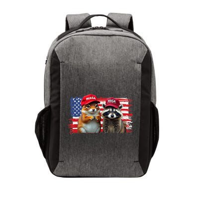 Social Media Star Peanut The Squirrel & Fred The Raccoon Vector Backpack