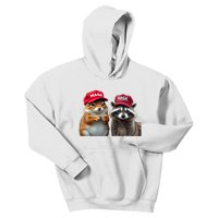 Social Media Star Peanut The Squirrel & Fred The Raccoon Kids Hoodie