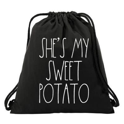 Shes My Sweet Potato I Yam Set Thanksgiving Couples S Drawstring Bag