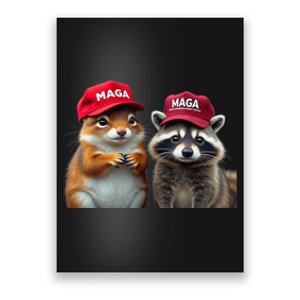 Social Media Star Peanut The Squirrel & Fred The Raccoon Maga Poster