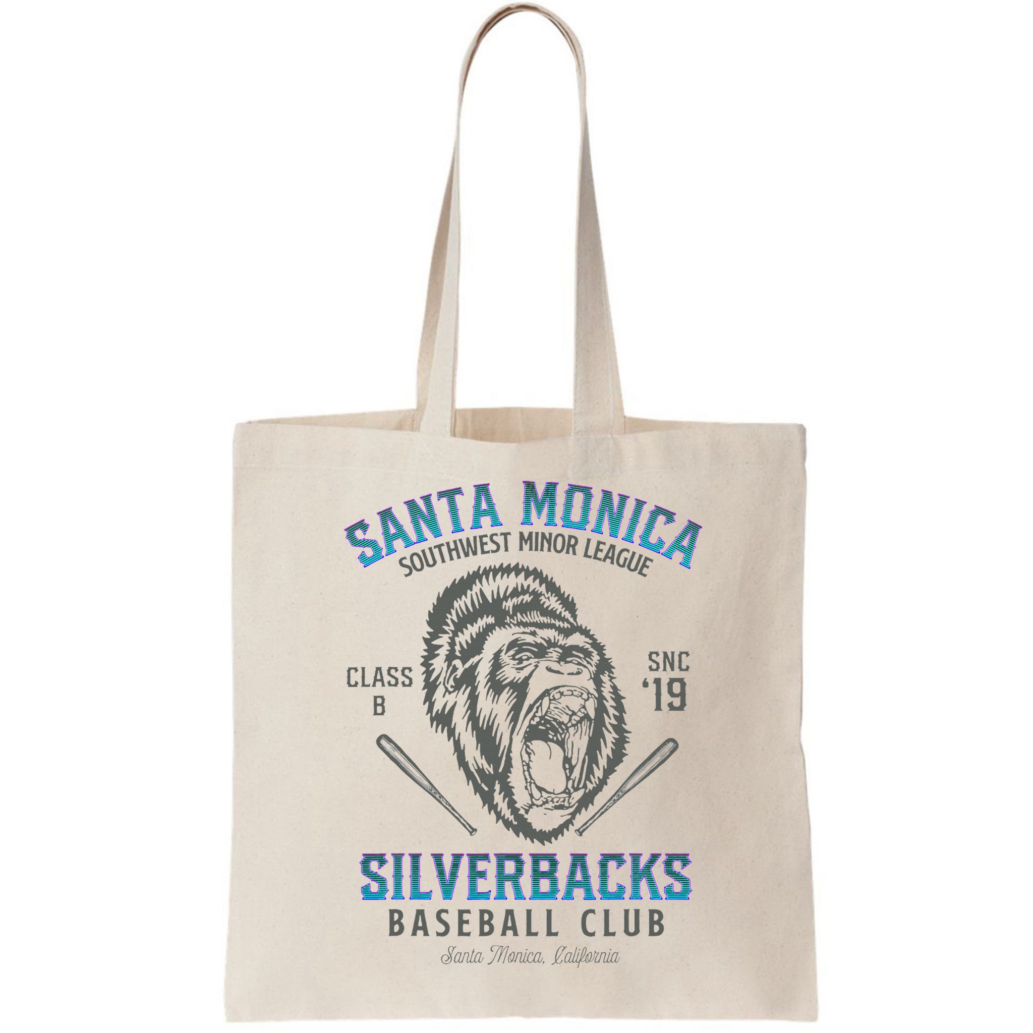 Santa Monica Silverbacks Minor League Retro Baseball Team Bag