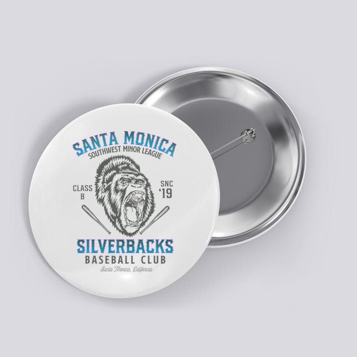 Santa Monica Silverbacks Minor League Retro Baseball Team Button