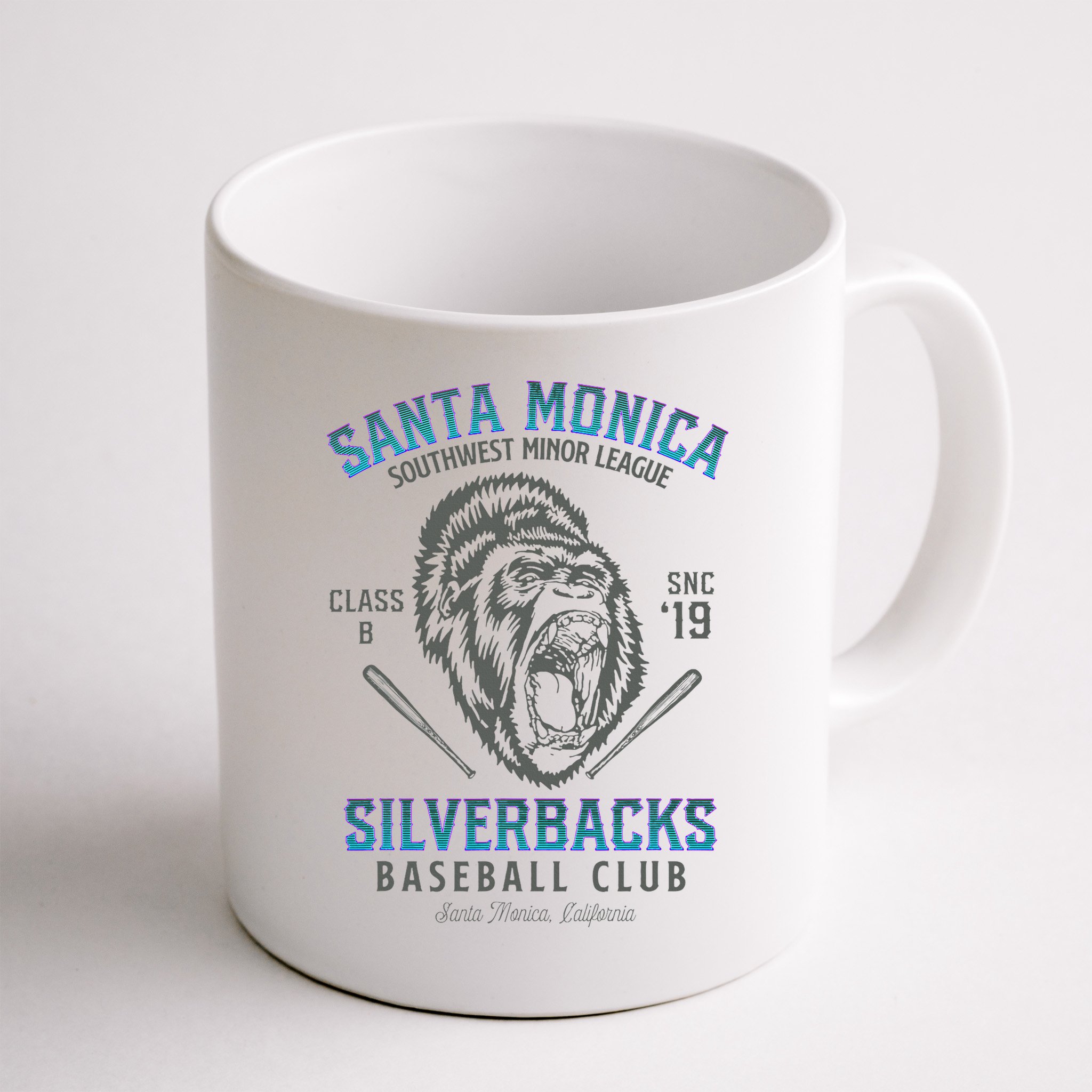 Santa Monica Silverbacks Minor League Retro Baseball Team Mug