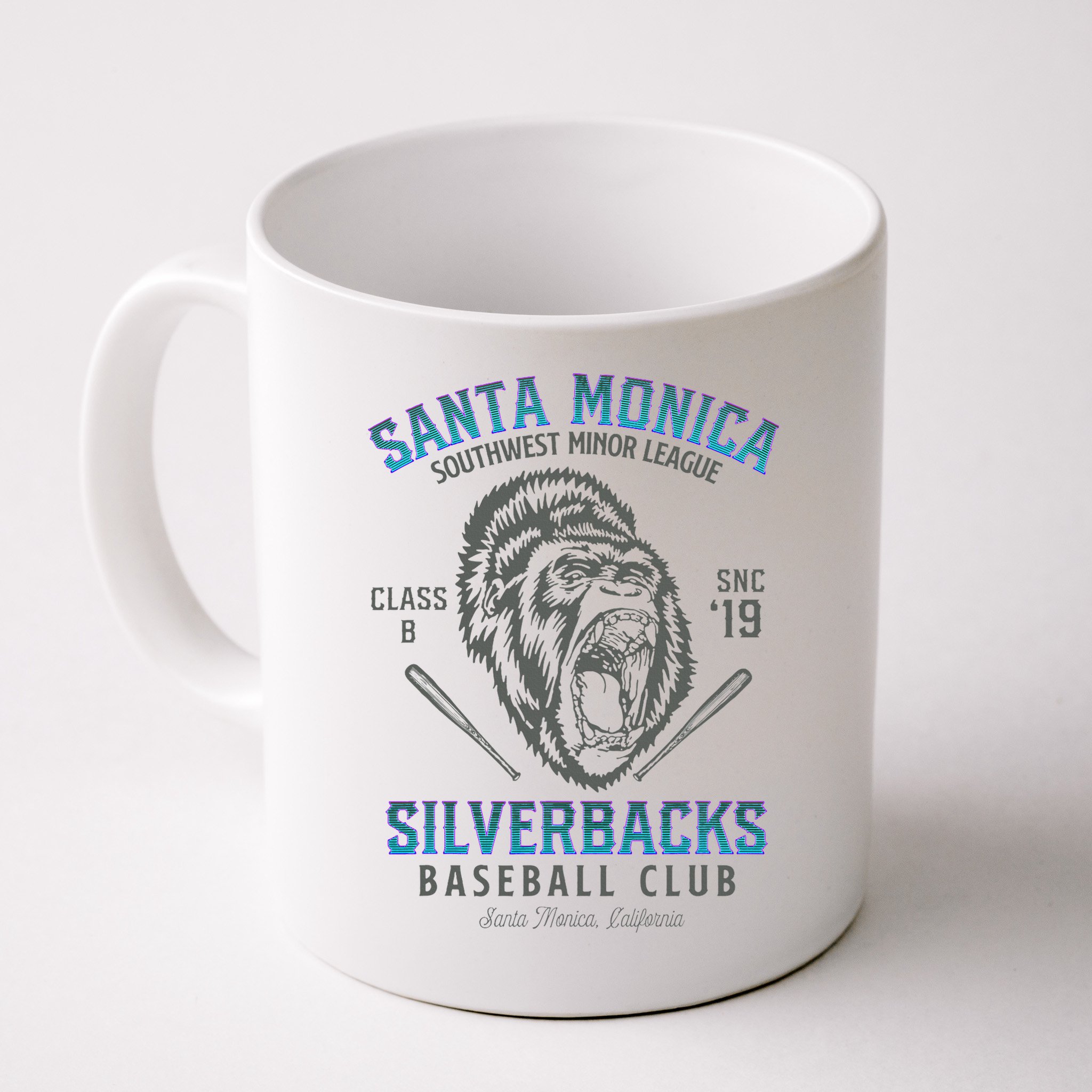 Santa Monica Silverbacks Minor League Retro Baseball Team Mug