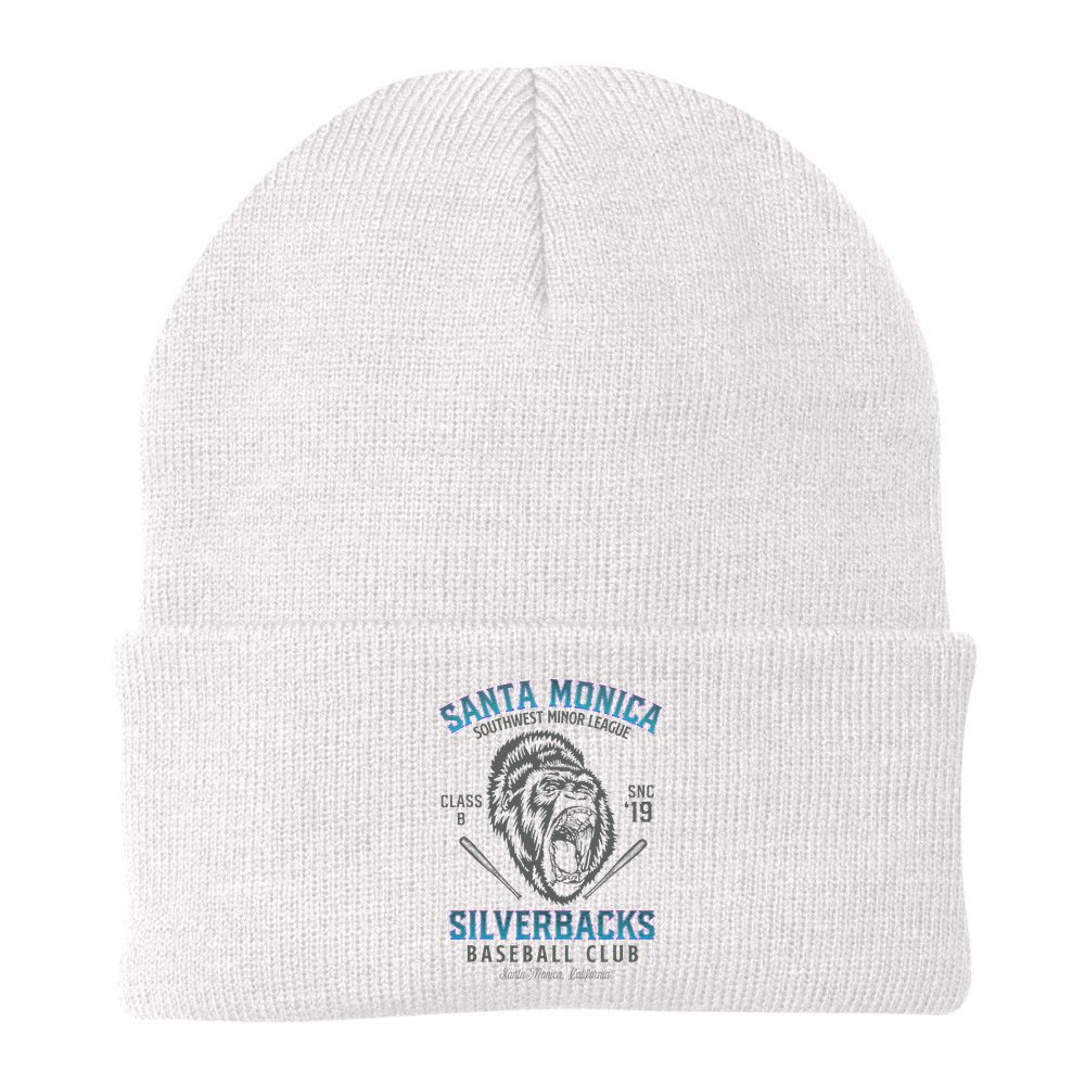 Santa Monica Silverbacks Minor League Retro Baseball Team Beanie