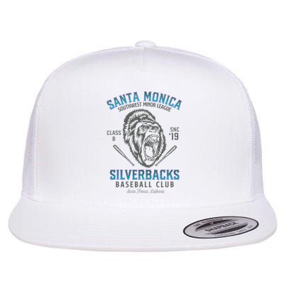 Santa Monica Silverbacks Minor League Retro Baseball Team Flat Bill Trucker Hat