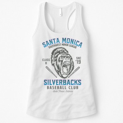 Santa Monica Silverbacks Minor League Retro Baseball Team Womens Tank Top