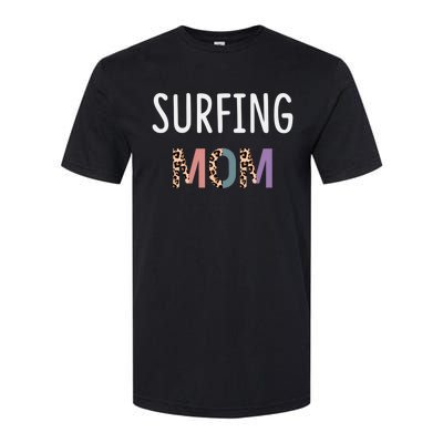 Surfing Mom Surfer Gift Funny Surfing Cool Gift Softstyle CVC T-Shirt