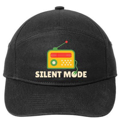 Silent Mode 7-Panel Snapback Hat