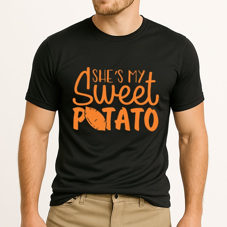 SheS My Sweet Potato I Yam Set Couples Cooling Performance Crew T-Shirt