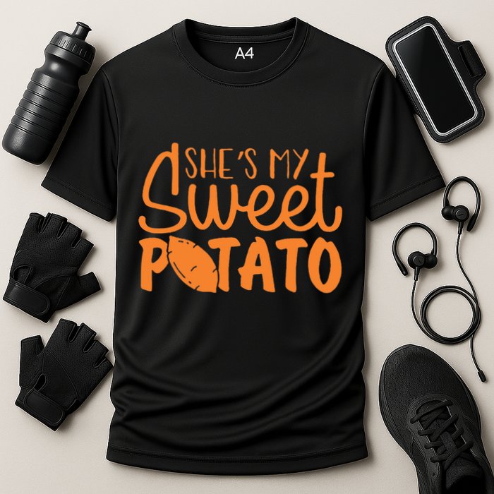 SheS My Sweet Potato I Yam Set Couples Cooling Performance Crew T-Shirt