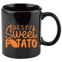 SheS My Sweet Potato I Yam Set Couples 11oz C Handle Ceramic Mug
