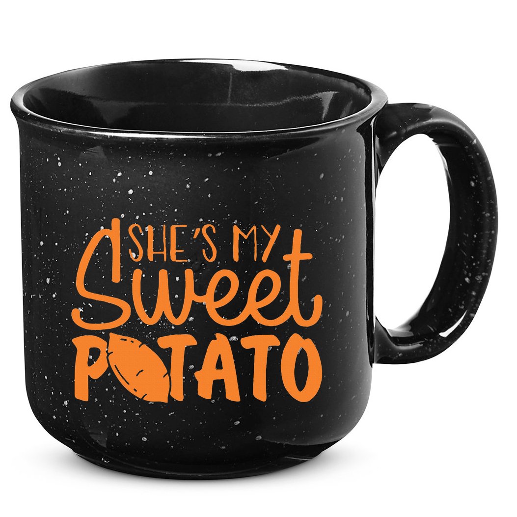 SheS My Sweet Potato I Yam Set Couples 15oz Campfire Ceramic Mug