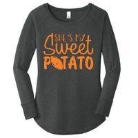 SheS My Sweet Potato I Yam Set Couples Women's Perfect Tri Tunic Long Sleeve Shirt