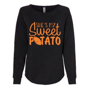 SheS My Sweet Potato I Yam Set Couples Womens California Wash Sweatshirt