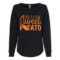 SheS My Sweet Potato I Yam Set Couples Womens California Wash Sweatshirt