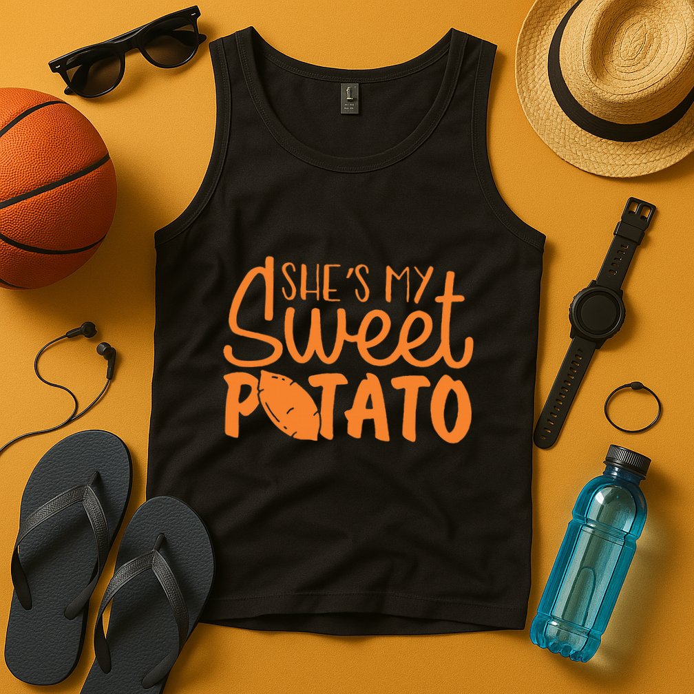 SheS My Sweet Potato I Yam Set Couples Tank Top