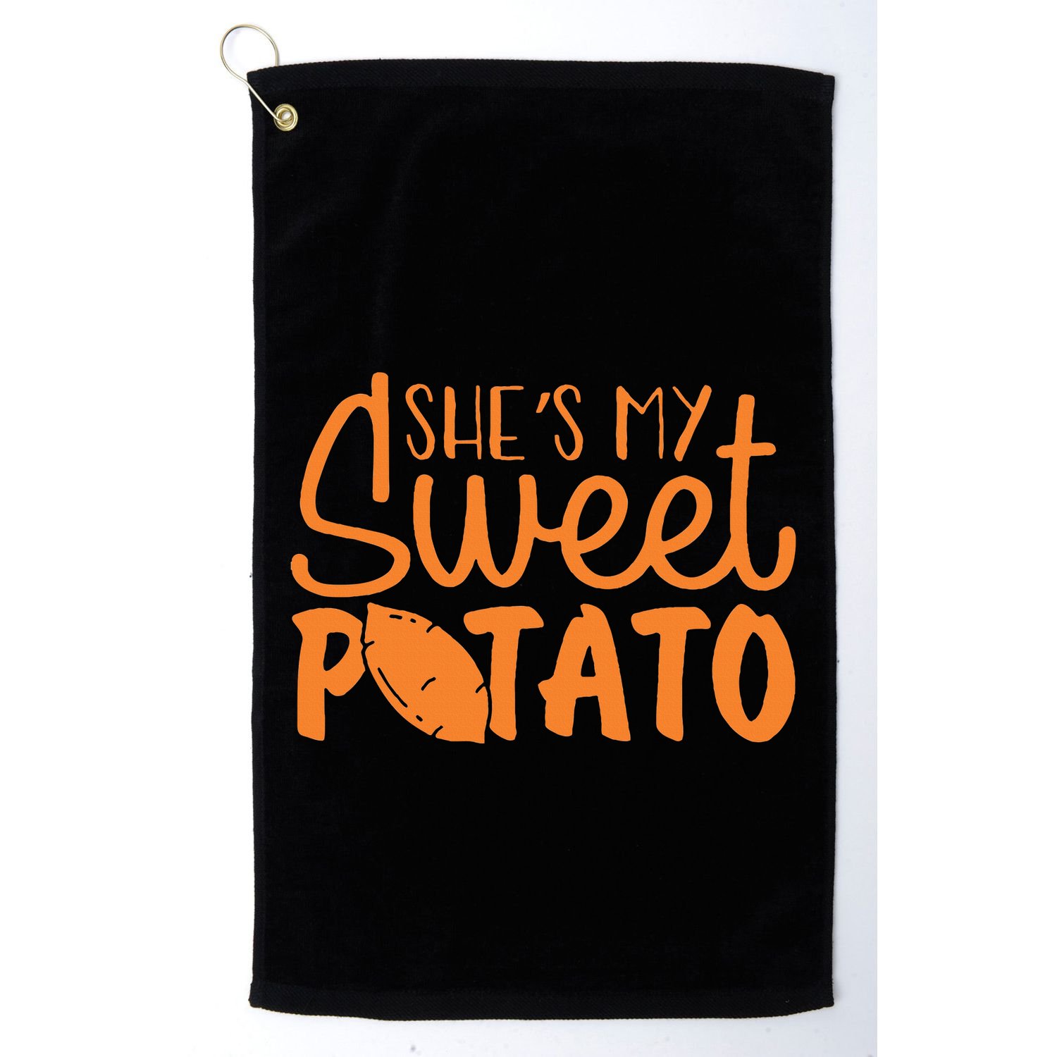 SheS My Sweet Potato I Yam Set Couples Golf Towel