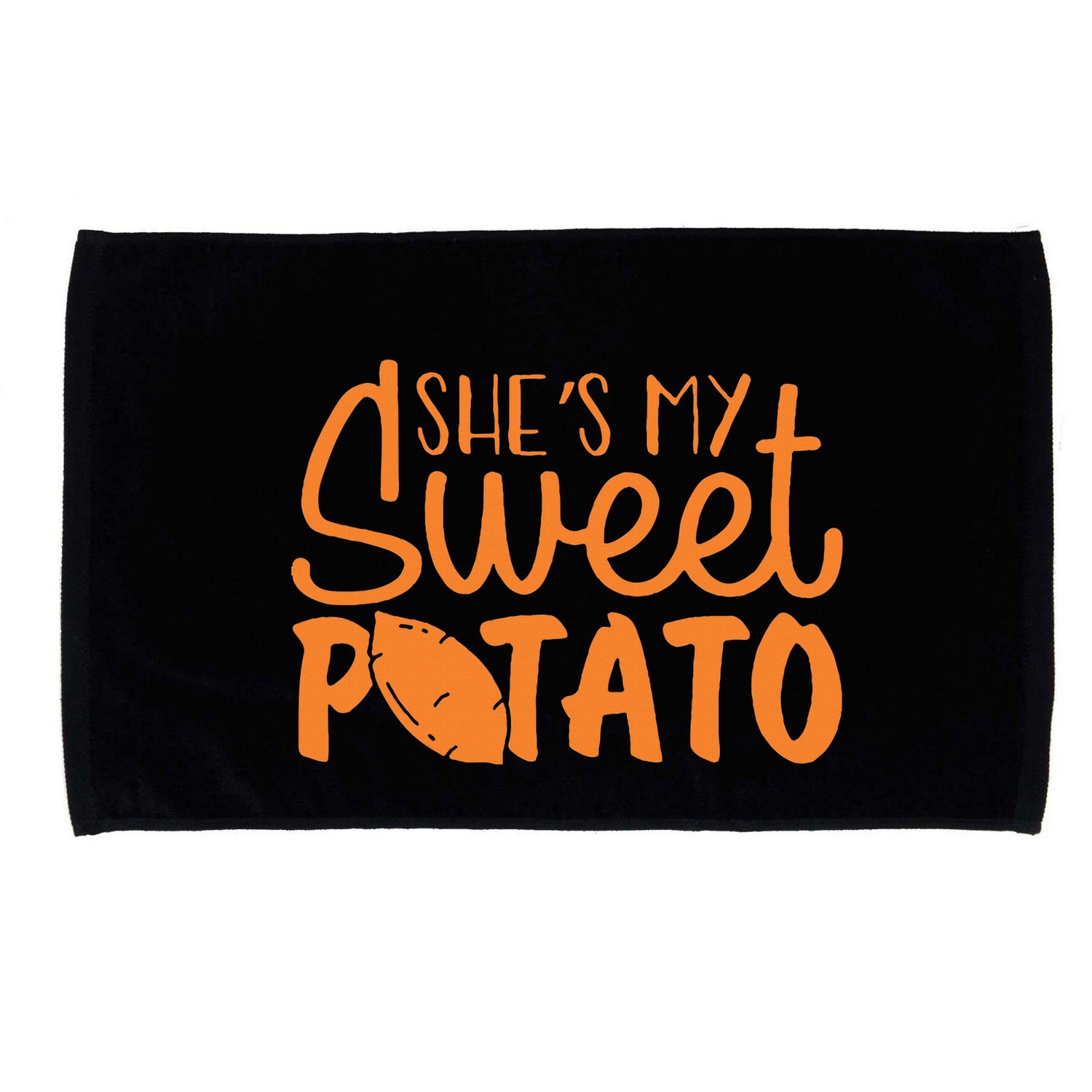 SheS My Sweet Potato I Yam Set Couples Microfiber Hand Towel