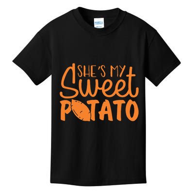 SheS My Sweet Potato I Yam Set Couples Kids T-Shirt