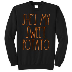 Shes My Sweet Potato I Yam Set Thanksgiving Couple Sweatshirt