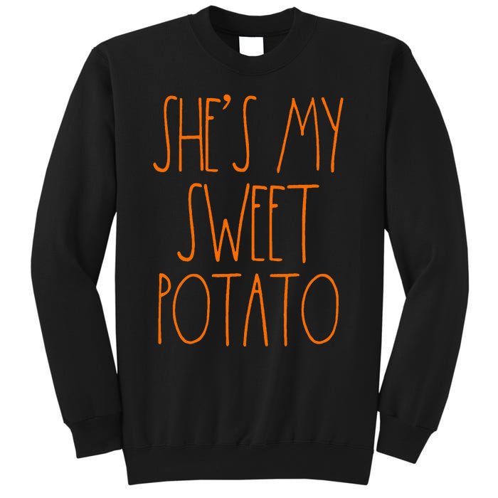 Shes My Sweet Potato I Yam Set Thanksgiving Couple Sweatshirt